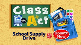 WISN 12 Class Act School Supply Drive 2024 [upl. by Ivan178]