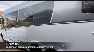 Wohnmobil  undichter Wasserverteiler  Dethleffs Globetrotter XLi Edition 90 [upl. by Simone]