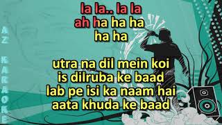 Utra Na Dil Me Koi Karaoke with Scrolling Lyrics [upl. by Etsirk]