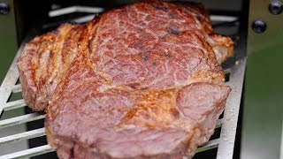 Dry Aged Ribeye aus dem BEEFER mit frischer Bärlauchbutter [upl. by Ttergram]