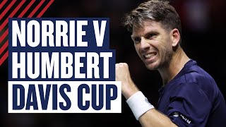 Highlights  Cam Norrie v Ugo Humbert  Great Britain vs France  Davis Cup 2023  LTA [upl. by Levina599]