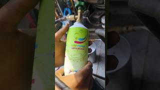 R290 gas charging on refrigerator  viralvideo reels refrigerationrepair fridgerepairing [upl. by Henley88]