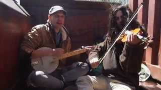 Steel and Smoke Rail Yard Ghosts Cover Jamming on a freight train [upl. by Nobel503]