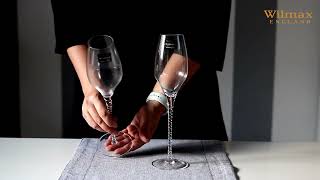 Champagne Flute Set of 2 in Colour Box WL‑8881042С [upl. by Aicire]