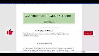 METHODE dissertation Philosophie  sujet de type 1  niveau 1ère et terminal BAC [upl. by Iow516]