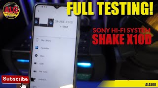 Sony Hifi System Shake X10D functions and features testing [upl. by Nuris766]