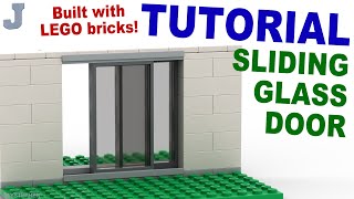 How To Make A LEGO Sliding Door Tutorial [upl. by Gnat139]