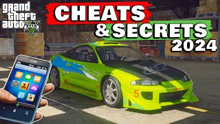 GTA 5  NEW 2024 CHEAT CODES amp SECRETS [upl. by Gabbi]