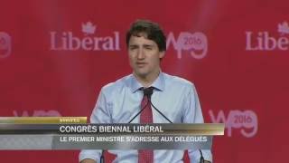 Congrès Libéral 2016 – Justin Trudeau [upl. by Inat]