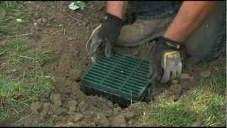 Low Spot Drain Installation from Advanced Drainage Systems [upl. by Ymma]