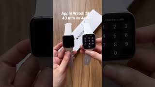 Apple Watch SE2 40mm vs 44mm Size Comparison Full Video On My Channel AppleWatch40 AppleWatch44 [upl. by Michaele]