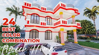 How to select best color combination for your house exterior  Nireck Homes [upl. by Sale607]