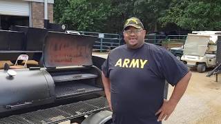 Veterans start a bbq pitmaster catering food business bbq smoker grill trailer cookers sale rentals [upl. by Nagaem]