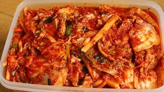 How to make Easy Kimchi 막김치 [upl. by Fayre]