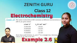 Electrochemistry  Class 12 NCERT  Chapter 2  Example 26  By Nikki Maam [upl. by Ahsratal]