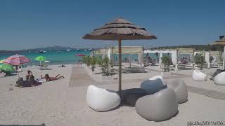 Walk on the Beach of Golfo Aranci Emerald Coast Sardinia Italy [upl. by Nnylrac]