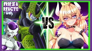 FRIEZA REACTS TO PERFECT CELL VS BOWSETTE PART 2 [upl. by Teloiv]