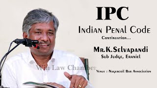 ipc civiljudgeexam2023 IPC Class by Sub Judge Eraniel MrKSelvapandi at Nagercoil [upl. by Vinaya43]