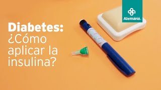 Diabetes ¿Cómo aplicar la insulina  Clínica Alemana [upl. by Remark]