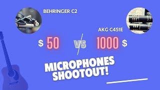 Microphone shootout  Behringer C2 vs Akg 451 20 times better [upl. by Dorr127]