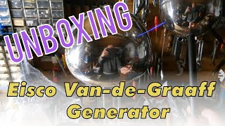 Eisco VanDeGraaff Generator Unboxing Science Physics Electricity [upl. by Tulley177]