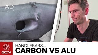 Carbon Vs Aluminium Handlebars  Which Are The Strongest [upl. by Urata786]