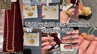 1gm starts💥Tanishq gold jewellery designs with pricependantsetNecklaceearringTanishq jewellery [upl. by Ettenawtna]