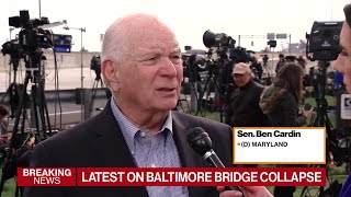 Senator Cardin Optimistic About Funding for Key Bridge Rebuild [upl. by Elia]