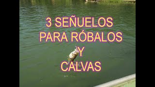 3 SEÑUELOS PESCA DE RÓBALOS Y CALVAS tips gunthermartinez gmleefishingcr costarica robalo [upl. by Oniliuqnart]