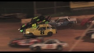 411 Speedway Feature Events 8 24 13 [upl. by Nrobyalc227]