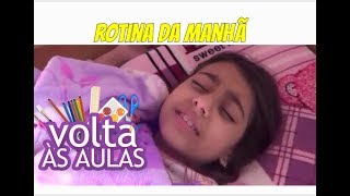 ROTINA DA MANHÃ VOLTA ÀS AULAS  MY MORNING ROUTINE  férias de julho 2016  Julia Moraes [upl. by Cyrie73]