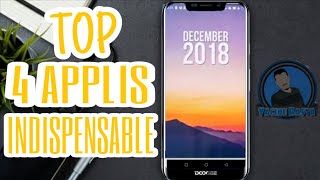 🔷TOP 4 APPLIS INDISPENSABLES À AVOIR SUR VOTRE SMARTPHONE ANDROIDMEILLEURES APPLICATION ANDROID [upl. by Claudina]