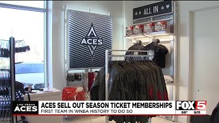 Las Vegas Aces season tickets sold out [upl. by Tompkins]