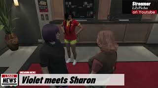 Violet Meets Sharon  Los Santos News Now Episode 3 [upl. by Yrdnal]