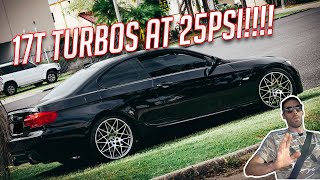 BMW N54 335i Chinese 17T Hybrid Turbo Install Part 11 MORE BOOST [upl. by Ursula]