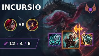 Incursio  Katarina MID vs Viktor  OCE MASTER  LOL Season 2024 [upl. by Rolo767]