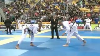 Bernardo Faria vs Erberth Santos 2015 IBJJF Worlds Absolute [upl. by Enorej]