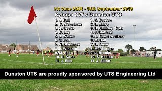 Ryhope CW v Dunston UTS FAV 2QR [upl. by Hildie]