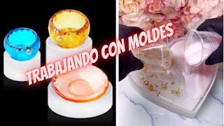 los MEJORES MOLDES para trabajar con resina epoxica y silicona [upl. by Atahs]