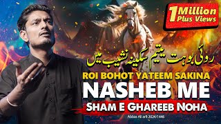 ROI BOHAT YATEEM SAKINA NASHEB ME  Abbas Ali Arfi Noha 2024  Sham e Ghareeba  10 Muharram Noha [upl. by Maximo]