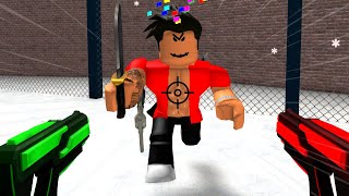 USING AIMBOT in Roblox Murder Mystery 2 [upl. by Avie]