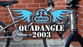 2003 SE BIKES 20quot QUADANGLE CUSTOM BMX BUILD  HARVESTER BIKES [upl. by Qidas]