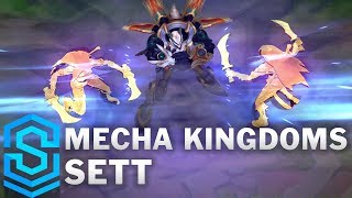 Mecha Kingdoms Sett Skin Spotlight  League of Legends [upl. by Frodi540]