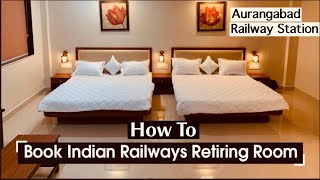 How To Book Retiring Room of Indian Railways  Dormitory and Retiring Room Tour irctc  railways [upl. by Loraine]