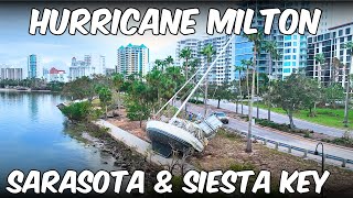 Hurricane Miltons Effects on Sarasota Siesta Key and Lido Key [upl. by Amabil565]