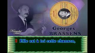 Karaoke Tino  Georges Brassens  Chanson pour l Auvergnat [upl. by Arola]