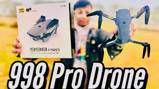 Drone 998 Pro WiFi Dual Camera RC Foldable Drone at just ₹2200🚁 [upl. by Nylyoj]