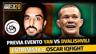 ENTREVISTA OSCAR IQ FIGHT  PETR YAN vs DVALISHVILI [upl. by Kenzie]