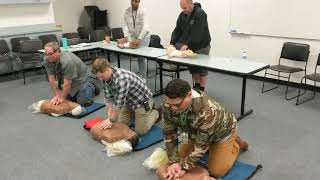 CPR compressions to Staying Alive by the BeeGees [upl. by Akemal]