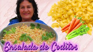 Ensalada de Coditos PARA FIESTA ¡Rinde 50 personas [upl. by Yeldahc]